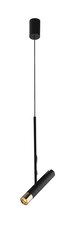 Подвесной светильник Searchlight Cylinder LED 31651-1BK цена и информация | Люстры | kaup24.ee