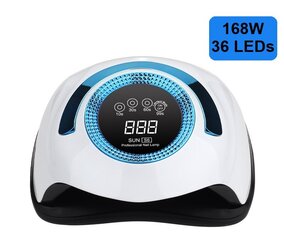 УФ/светодиодная лампа для ногтей 2в1 LIVMAN SUN S6, 168 Вт цена и информация | Аппараты для маникюра и педикюра | kaup24.ee