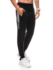 Спортивные брюки мужские P1393 - черные 123232-7 цена и информация | Мужская спортивная одежда | kaup24.ee