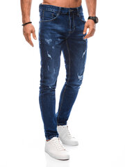 джинсы мужские p1375 - синие цена и информация | Мужские джинсы | kaup24.ee