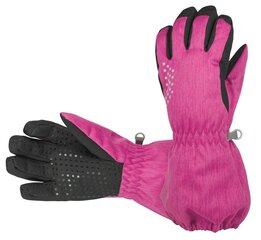 Детские утепленные перчатки Hofler 183642 01, тёмно-лиловый 183642*01-XL цена и информация | Шапки, перчатки, шарфы для девочек | kaup24.ee