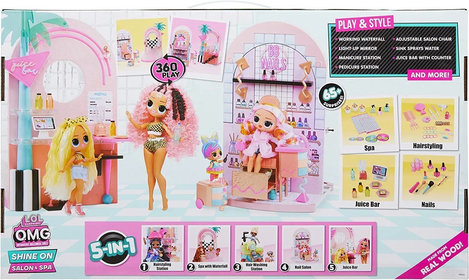 Mängukomplekt L.O.L. Surprise Salon & Spa цена и информация | Tüdrukute mänguasjad | kaup24.ee