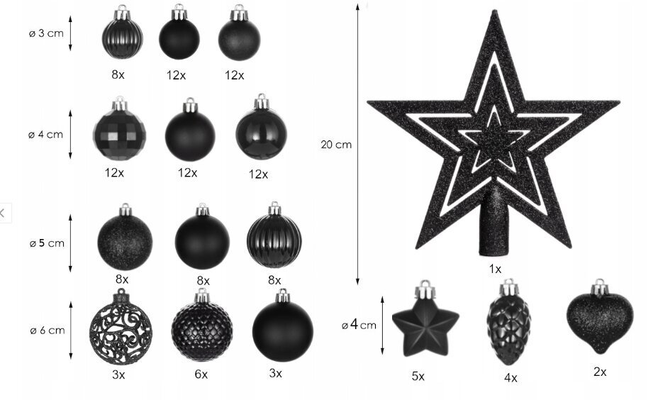 Kuuseehted Belsi, 120 tk hind ja info | Kuuseehted | kaup24.ee