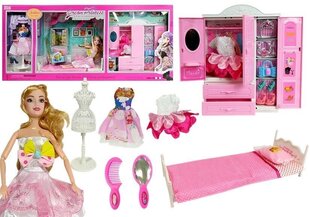 Nukumaja komplekt koos riiete ja aksessuaaridega hind ja info | Tüdrukute mänguasjad | kaup24.ee