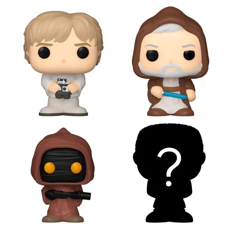 Vinüülfiguurid Funko Bitty POP! Star Wars Luke Skywalker, 4tk hind ja info | Fännitooted mänguritele | kaup24.ee