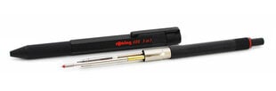 Pastakas Multipen Rotring 600, 3in1, Must цена и информация | Письменные принадлежности | kaup24.ee