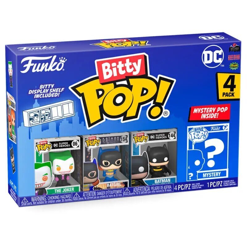 Vinüülfiguurid Funko POP! Bitty DC The Joker, 4tk цена и информация | Fännitooted mänguritele | kaup24.ee