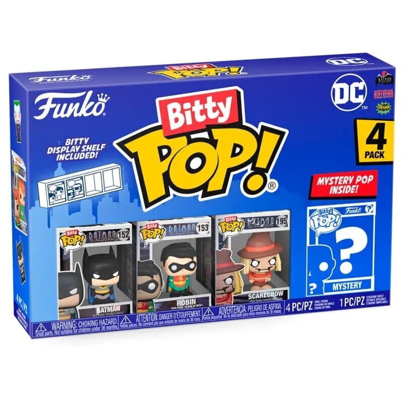 Vinüülfiguurid Funko Pop! Bitty Batman, 4tk цена и информация | Fännitooted mänguritele | kaup24.ee