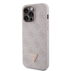 Guess GUHCP15XP4TDPP iPhone 15 Pro Max 6.7" różowy|pink hardcase Leather 4G Diamond Triangle цена и информация | Чехлы для телефонов | kaup24.ee