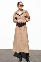 Платье для женщин Lumina, коричневое цена и информация | Платье | kaup24.ee