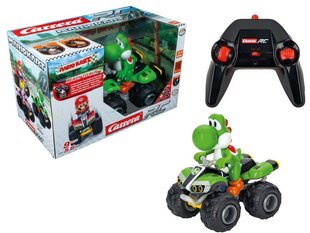 Квадроцикл с дистанционным управлением Mario Kart Yoshi Carrera 370200997X цена и информация | Игрушки для мальчиков | kaup24.ee