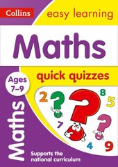 Maths Quick Quizzes Ages 7-9: Ideal for Home Learning цена и информация | Книги для подростков и молодежи | kaup24.ee