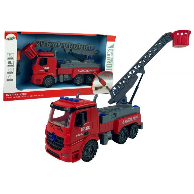 DIY Screwdriver Red Fire Station hind ja info | Poiste mänguasjad | kaup24.ee