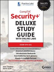 CompTIA Securityplus Deluxe Study Guide with Online Labs: Exam SY0-601 5th edition цена и информация | Книги по социальным наукам | kaup24.ee