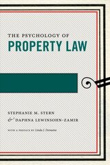 Psychology of Property Law цена и информация | Книги по социальным наукам | kaup24.ee