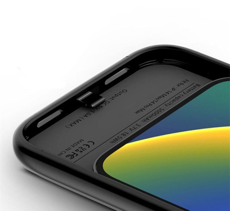 Tech-Protect kaitseümbris PowerCase 7000mAh Apple iPhone 15 Pro, must hind ja info | Telefoni kaaned, ümbrised | kaup24.ee