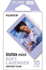 Фото бумага Fujifilm Instax Mini 1x10 Soft Lavender цена и информация | Аксессуары для фотоаппаратов | kaup24.ee