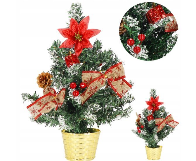 Kunstlik jõulupuu Springos, 40cm hind ja info | Kunstkuused | kaup24.ee