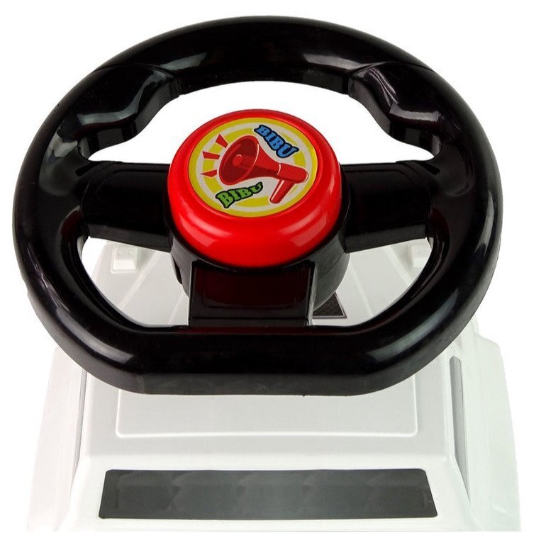 Pealeistutav auto Lean Toys QX-5500-2, valge hind ja info | Imikute mänguasjad | kaup24.ee