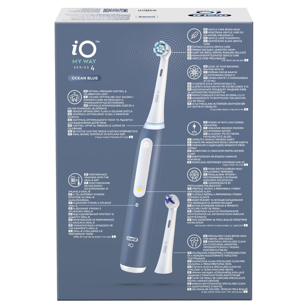 Oral-B iO My Way Teens 10+ + Speciality Brush Head цена и информация | Elektrilised hambaharjad | kaup24.ee