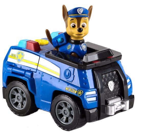 Politseiauto Spin Master Paw Patrol ja plüüsist padi Cat, 50 cm hind ja info | Poiste mänguasjad | kaup24.ee