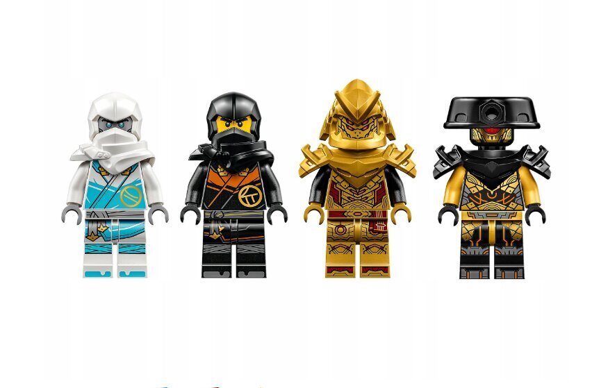 71791 LEGO Ninjago auto ja plüüsist padi kass, 50 cm hind ja info | Klotsid ja konstruktorid | kaup24.ee