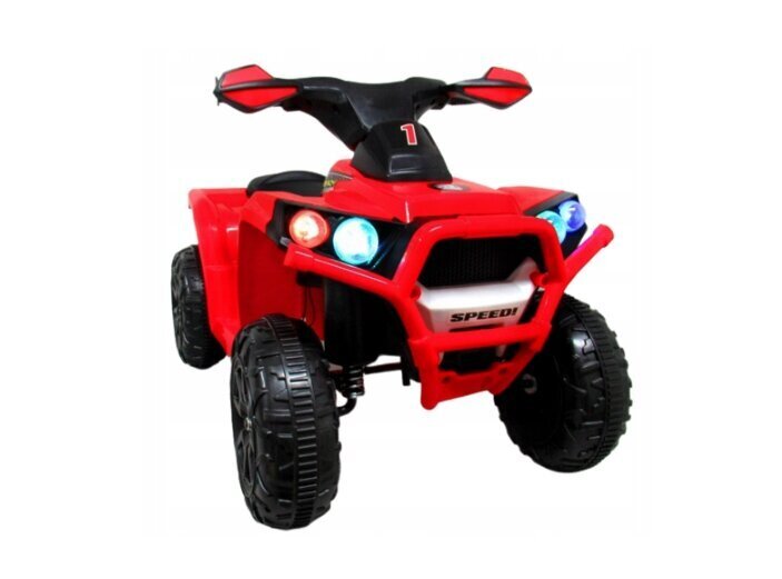 Laste ATV Quad R-sport J8, punane ja pehme padi Cat, 50 cm цена и информация | Laste elektriautod | kaup24.ee