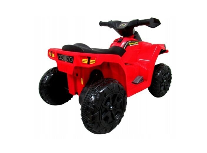 Laste ATV Quad R-sport J8, punane ja pehme padi Cat, 50 cm цена и информация | Laste elektriautod | kaup24.ee