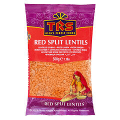 Punased läätsed TRS Red Split Lentils, 500g hind ja info | Kuivained, tangud, riis | kaup24.ee