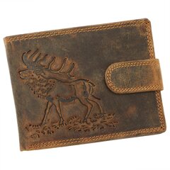 Кошелек мужской Wild L895-DEER, коричневый цена и информация | Мужские кошельки | kaup24.ee