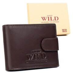 Кожаный кошелек Always Wild [DH] 00IT-P-SCR, черный цена и информация | Мужские кошельки | kaup24.ee