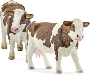 Фигурка коровы Schleich 13801 Simmental Cow цена и информация | Игрушки для мальчиков | kaup24.ee