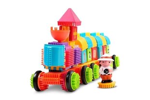 Строительные блоки для поездов Spiky 86 штук цена и информация | Игрушки для малышей | kaup24.ee