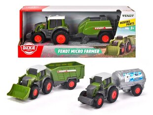 Traktor haagisega Dickie Toys, 18 cm цена и информация | Игрушки для мальчиков | kaup24.ee