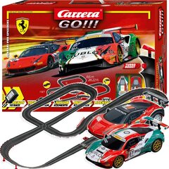 Carrera Go Race Track Ferrari Pro Speeders 8.6m 25518 цена и информация | Развивающий мелкую моторику - кинетический песок KeyCraft NV215 (80 г) детям от 3+ лет, бежевый | kaup24.ee