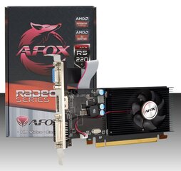 AFOX Radeon R5 220 2GB DDR3 (AFR5220-2048D3L5) цена и информация | Видеокарты | kaup24.ee