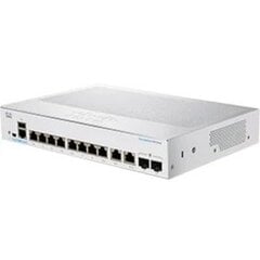 Сетевой коммутатор Cisco CBS350-8T-E-2G-EU Управляемый L2/L3 Gigabit Ethernet (10/100/1000) цена и информация | Коммутаторы (Switch) | kaup24.ee