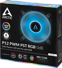 Arctic P12 PWM PST RGB hind ja info | Arvuti ventilaatorid | kaup24.ee