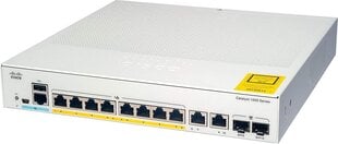 Сетевой коммутатор Cisco Catalyst C1000-8P-E-2G-L Управляемый L2 Gigabit Ethernet (10/100/1000) Power over Ethernet (PoE) Серый цена и информация | Коммутаторы (Switch) | kaup24.ee