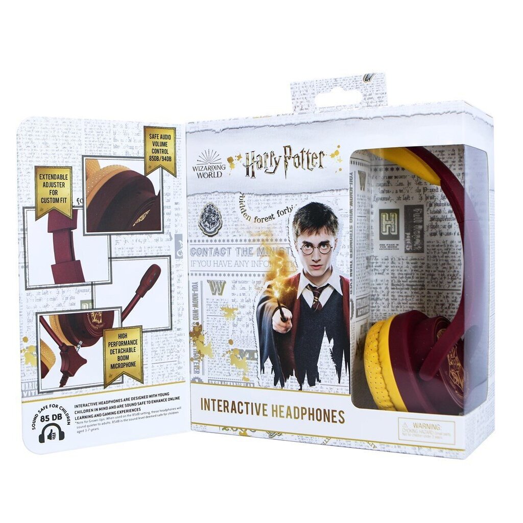 OTL Harry Potter Hogwarts Red 856554 цена и информация | Kõrvaklapid | kaup24.ee