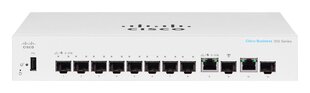 Коммутатор Cisco CBS350 Managed L3 Gigabit Ethernet (10/100/1000) 1U Black, Grey цена и информация | Коммутаторы (Switch) | kaup24.ee