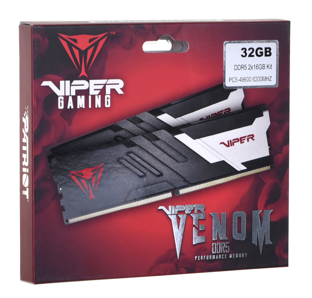 Patriot Viper Venom, 32GB (2x16GB), DDR5, 6200MHz hind ja info | Operatiivmälu (RAM) | kaup24.ee