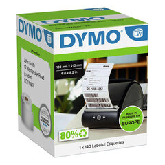 Dymo 4XL/5XL Etiketės 102 x 210mm / (2166659) hind ja info | Printeritarvikud | kaup24.ee