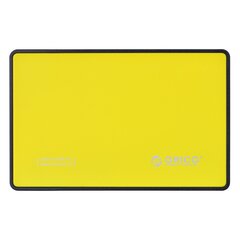 ORICO 2,5-ДЮЙМОВЫЙ КОРПУС ДЛЯ HDD/SSD, USB-A 3.1, АЛЮМИНИЙ, ЖЕЛТЫЙ цена и информация | Чехлы для внешних жестких дисков | kaup24.ee