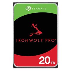 Внутренний жесткий диск Seagate IronWolf Pro ST20000NT001 3,5 дюйма, 20 000 ГБ цена и информация | Внутренние жёсткие диски (HDD, SSD, Hybrid) | kaup24.ee