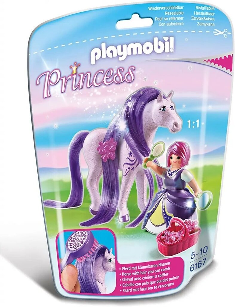 6167 Playmobil® Printsess Princess Viola ükssarvikuga цена и информация | Klotsid ja konstruktorid | kaup24.ee