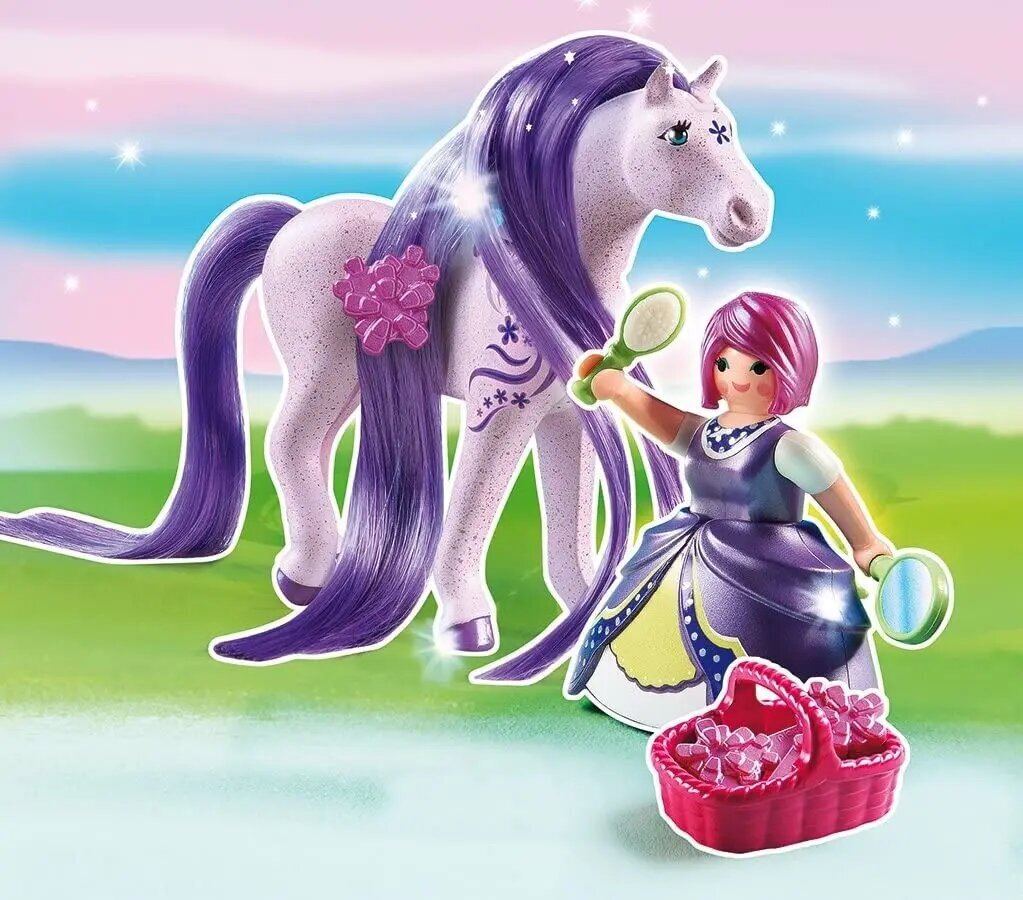 6167 Playmobil® Printsess Princess Viola ükssarvikuga цена и информация | Klotsid ja konstruktorid | kaup24.ee