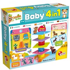 Õppekomplekt Lisciani Carotina Baby 4 in 1 цена и информация | Развивающие игрушки | kaup24.ee