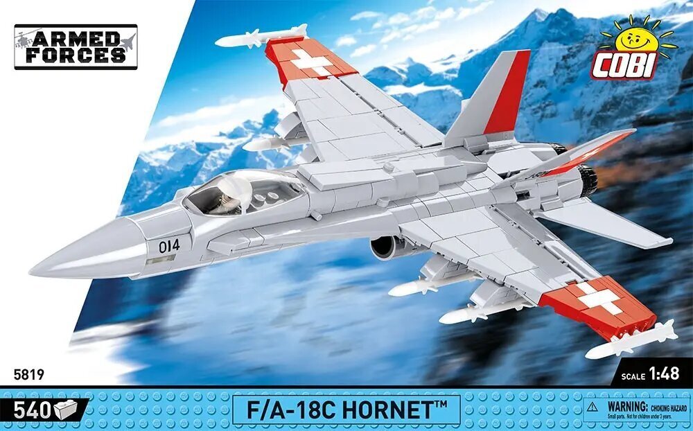 Konstruktor Cobi Historical Collection F/A-18C Hornet, 540 det hind ja info | Klotsid ja konstruktorid | kaup24.ee