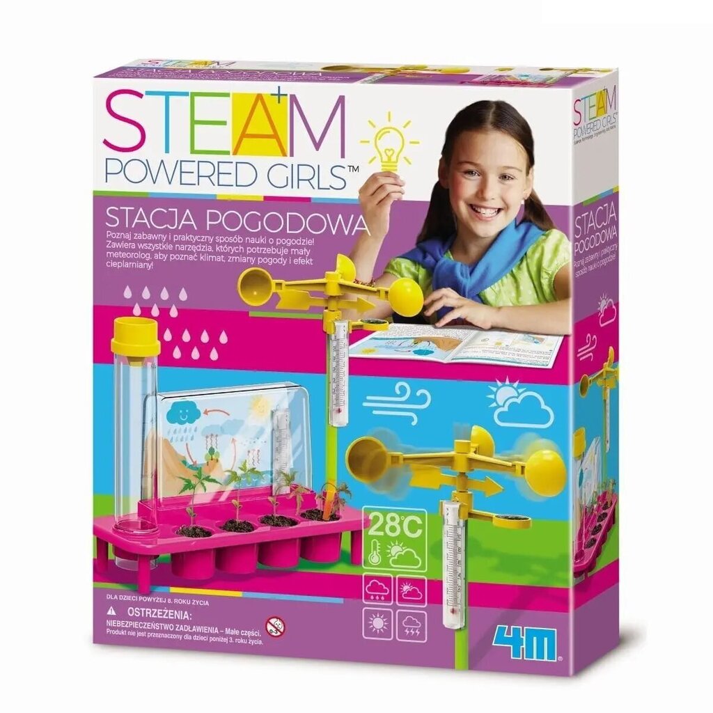 Science Kit 4M aurutoitega laste ilmajaam hind ja info | Arendavad mänguasjad | kaup24.ee